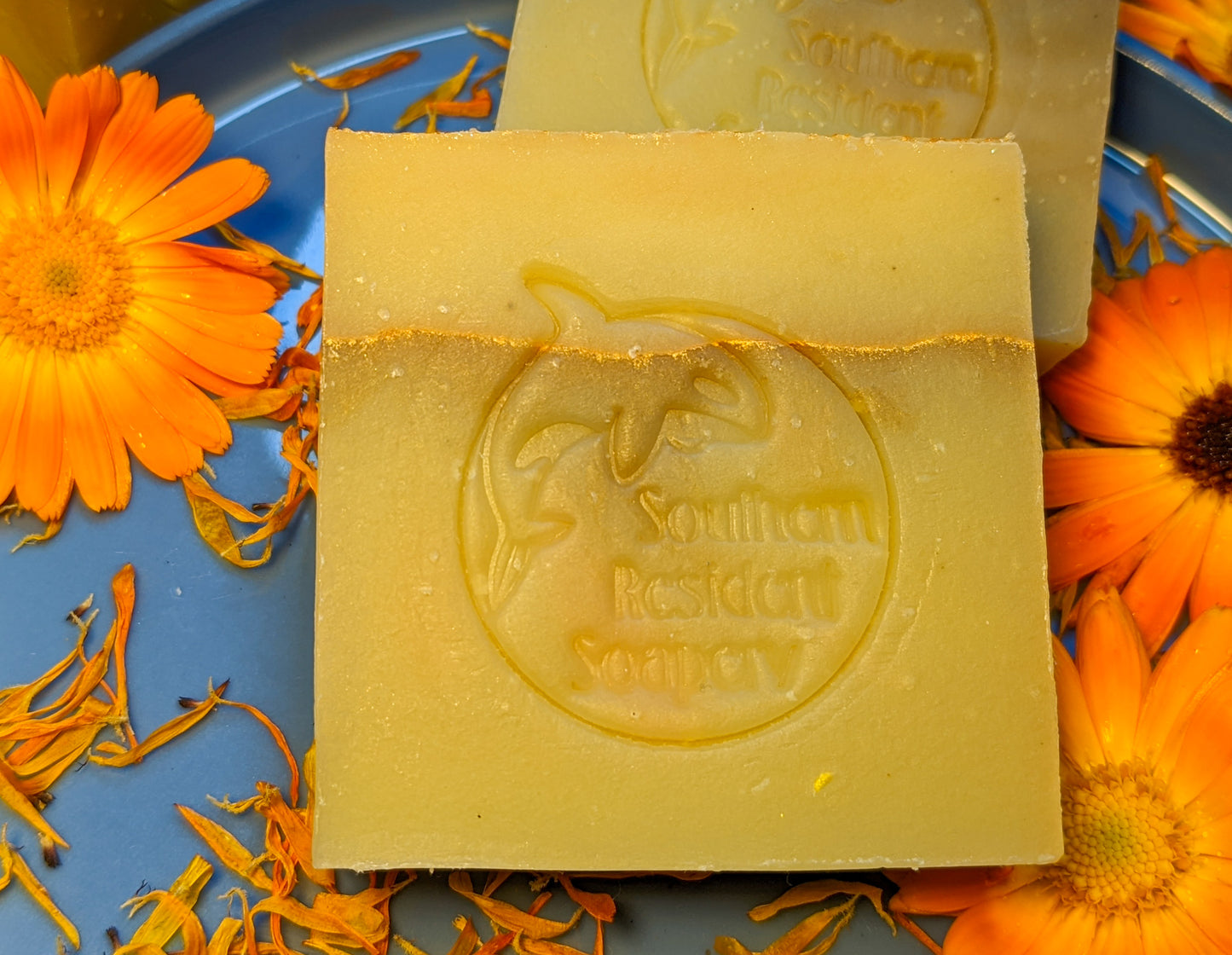 Golden Soap | St. John's Wort Hydrosol & Calendula-Infused Oil | Bright and Floral Scent