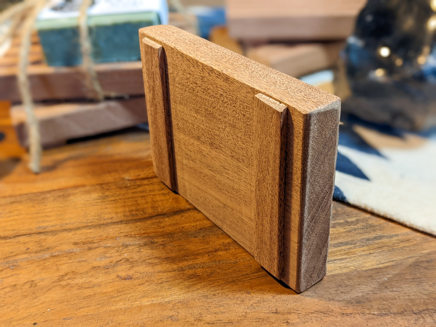 Khaya Wood Soap Dish