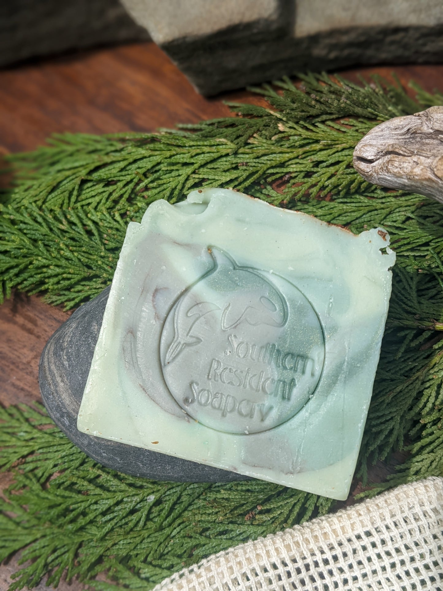 Cedar Bar - Handcrafted Botanical Soap | Shea Butter & Hemp Oil | Warm Cedar Scent