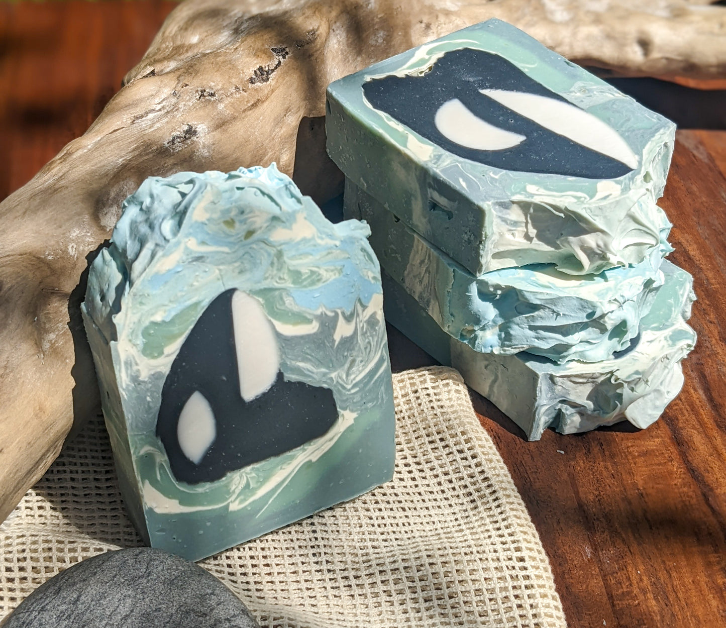 Orca Bar - Handcrafted Botanical Soap | Shea Butter & Hemp Oil | Aqueous Floral Scent