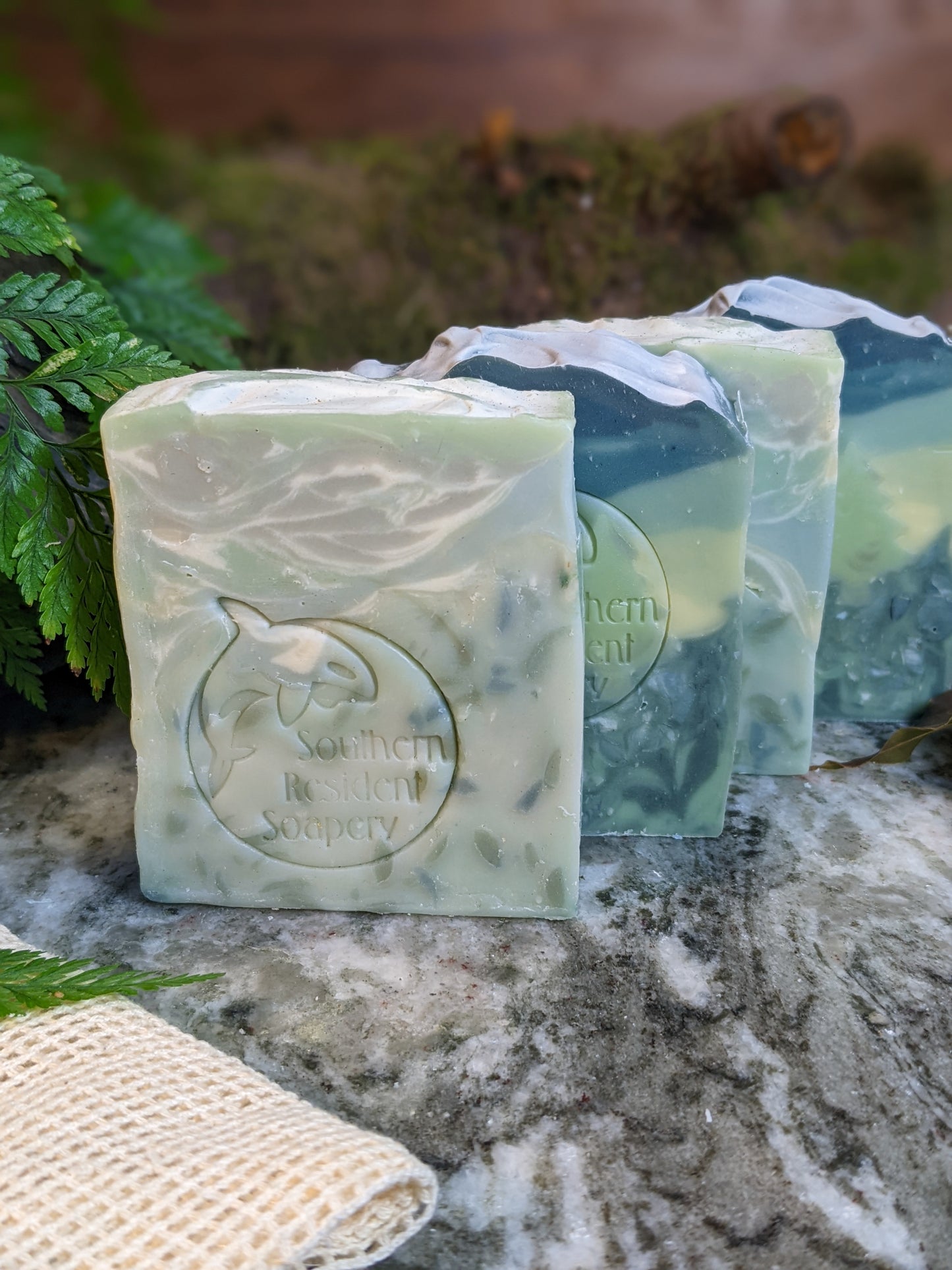 Evergreen Bar - Handcrafted Botanical Soap | Shea Butter & Hemp Oil | Deep Wet Woodsy Scent