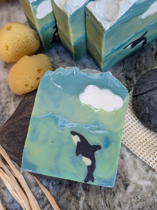 Salish Sea Bar - Botanical Soap | Shea Butter & Hemp Oil | Citrus & Floral Scent