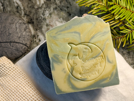 Sea Clay & Kelp Bar Soap | Moisturizing Hemp & Shea Butter | Salty, Fresh, and Floral Scent